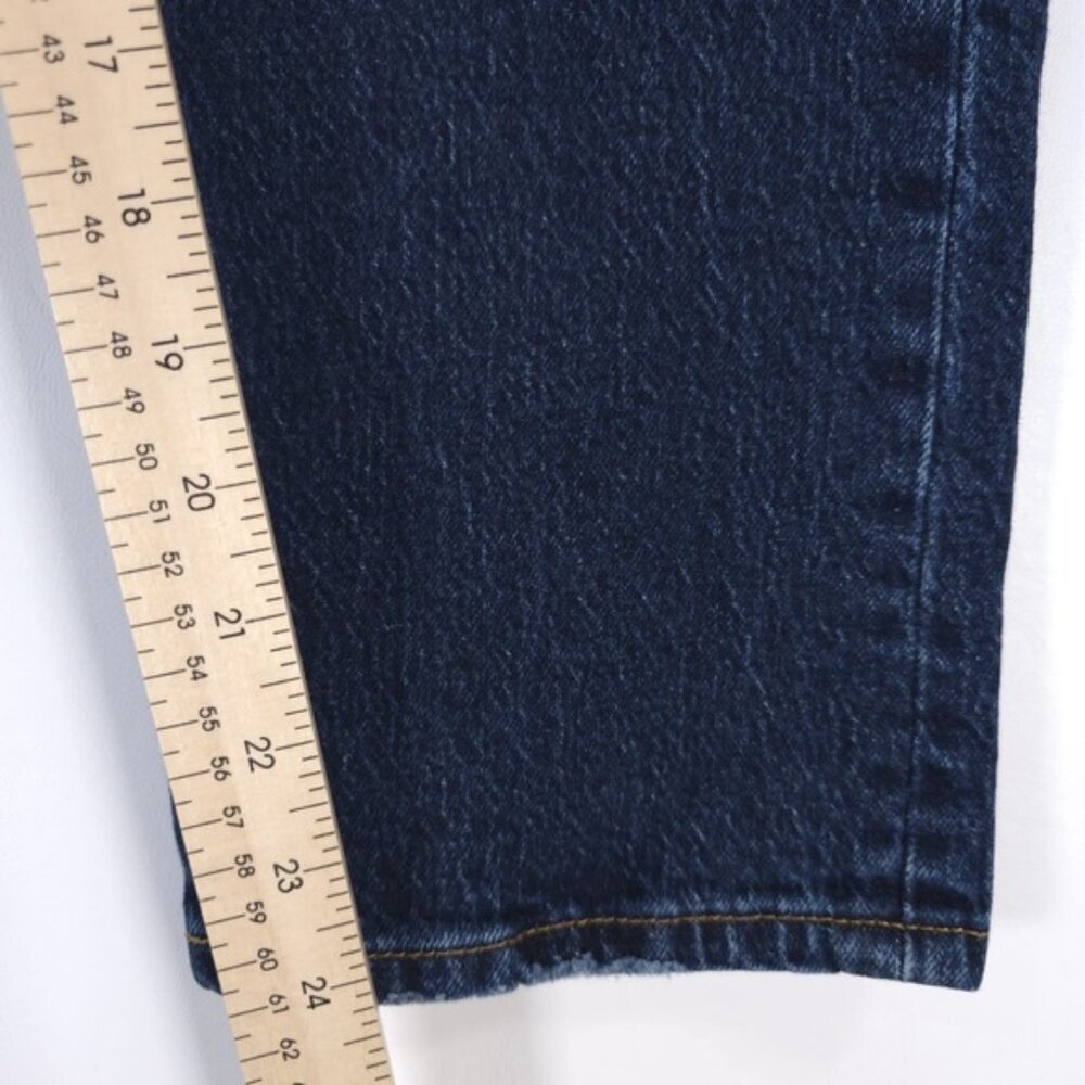 Levi’s 501 Button Fly Jeans Crop Semi Distressed 36200-0184 Size W31 L26 - Picture 7 of 13